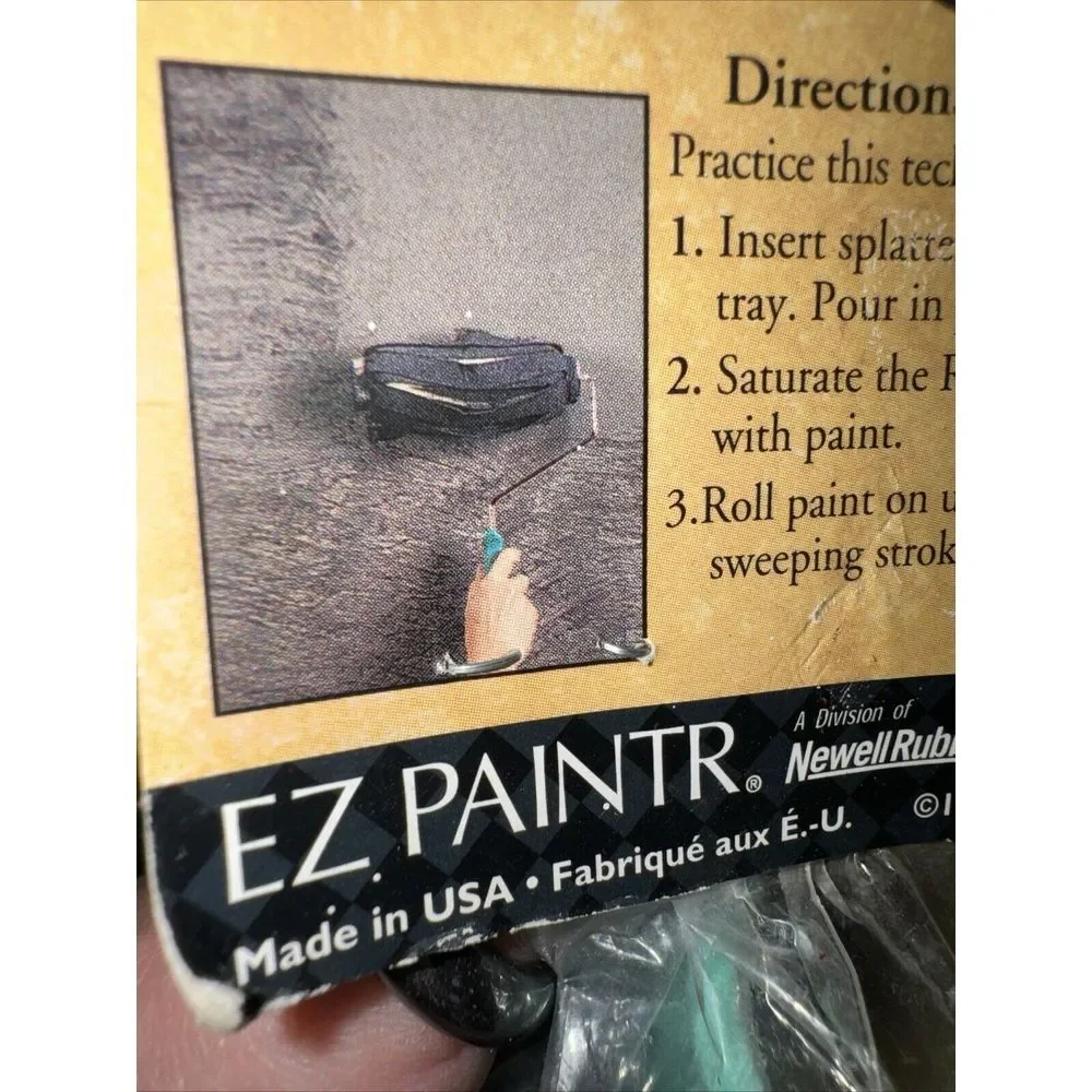 Designer Walls with Style Replacement Rag Roller Paint Applicator‎ Tool  NIP